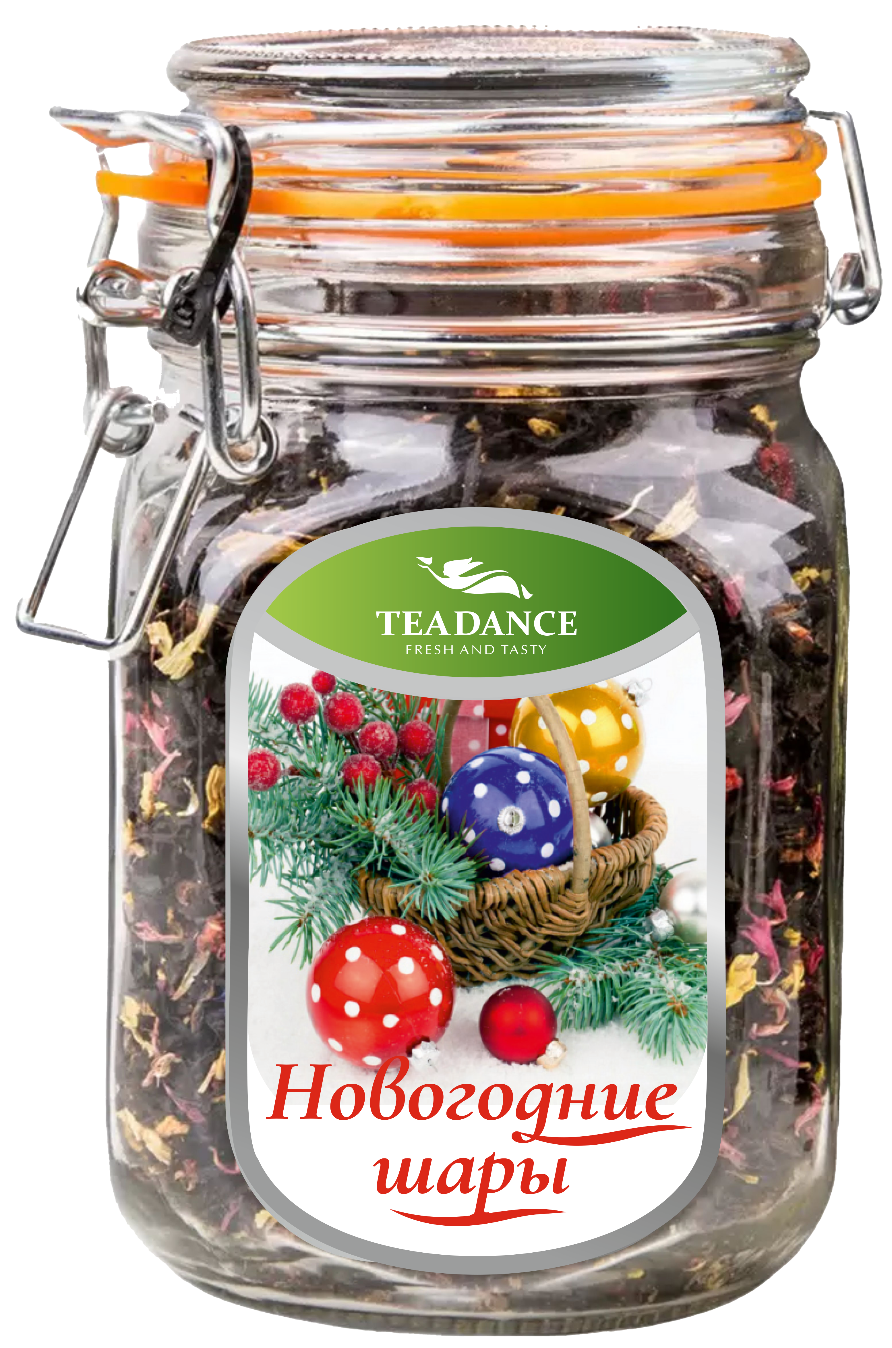 Новогодние шары 130г упак (6 шт) 