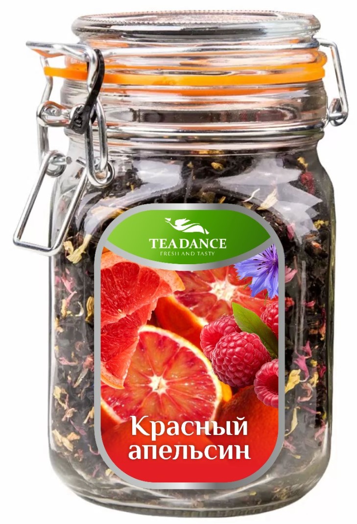 Чай TEADANCE Красный апельсин 130г упак (6 шт) 