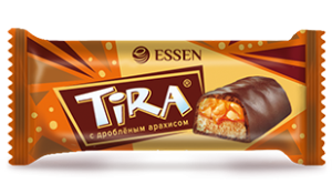 ТИРА (TIRA) Десерт МИНИ  с дробленым арахисом упак (4 кг)