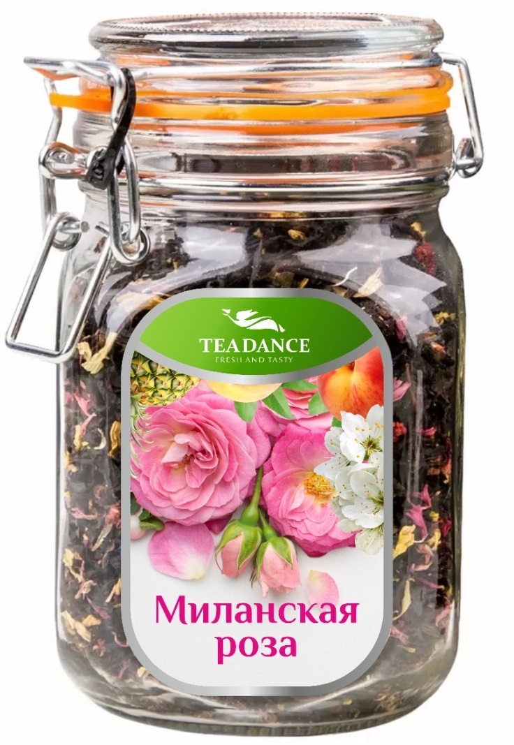 Чай TEADANCE Миланская роза 130г упак (6 шт) 